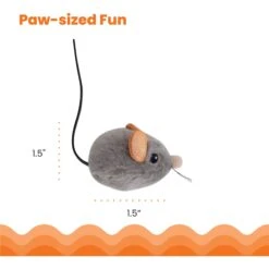 Catstages Squeak Squeak Mouse Cat Toy -Furry Friends 282263 PT4. AC SS1800 V1636518754