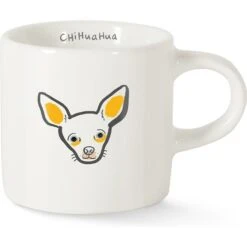 Fringe Studio "BFF Chihuahua" Mini Ceramic Mug, 2-oz