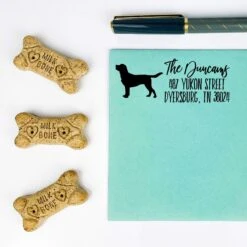 904 Custom Self-Inking Personalized Dog Address Stamp -Furry Friends 285319 PT5. AC SS1800 V1637026593
