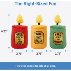 Frisco Fall Candles Plush Cat Toy With Catnip -Furry Friends 285643 PT1. AC SS1800 V1633969285