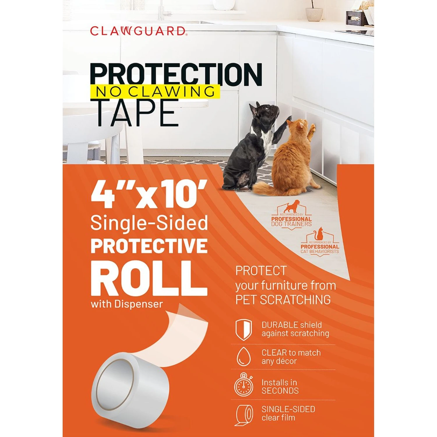 CLAWGUARD Scratch Barrier & Dispenser Protection Tape 3 CLAWGUARD Scratch Barrier & Dispenser Protection Tape