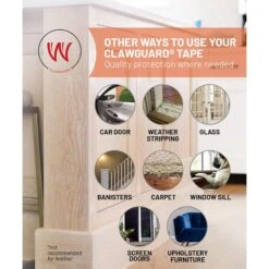 CLAWGUARD Scratch Barrier & Dispenser Protection Tape 16 CLAWGUARD Scratch Barrier & Dispenser Protection Tape -Furry Friends 286605 PT6. AC SS1800 V1657656559