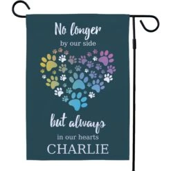 Frisco Personalized Double Sided Printed Memorial Paws Heart Garden Flag -Furry Friends 287075 PT3. AC SS1800 V1663872024
