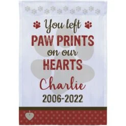 Frisco Personalized Double Sided Printed Memorial Paw Prints Garden Flag 15 Frisco Personalized Double Sided Printed Memorial Paw Prints Garden Flag -Furry Friends 287077 PT5. AC SS1800 V1663871864