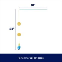 Frisco Holiday Hanukkah Teaser Cat Toy With Catnip, 2 Count 7 Frisco Holiday Hanukkah Teaser Cat Toy With Catnip, 2 Count -Furry Friends 287277 PT1. AC SS1800 V1637704704