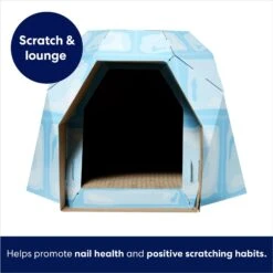 Frisco Igloo Cardboard Cat House -Furry Friends 287293 PT2. AC SS1800 V1692020105