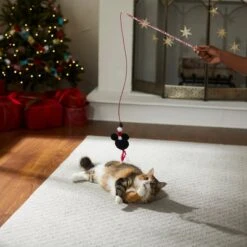 Disney Holiday Mickey & Minnie Mouse Interchangeable Teaser Wand Cat Toy With Catnip 7 Disney Holiday Mickey & Minnie Mouse Interchangeable Teaser Wand Cat Toy With Catnip -Furry Friends 287399 PT3. AC SS1800 V1632187412