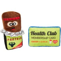 Frisco Protein Bar & Gym Membership Plush Cat Toy With Catnip