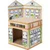 Frisco Yoga Studio Cardboard Cat House, 2-Story -Furry Friends 288965 MAIN. AC SS1800 V1638289769