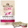 Wellness CORE Digestive Health Salmon Pate Recipe Grain-Free Wet Cat Food, 3-oz, Case Of 12 & Wellness CORE Digestive Health Wholesome Grains Salmon & Rice Recipe Dry Cat Food -Furry Friends 290196 MAIN. AC SS1800 V1619187728