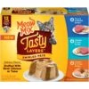 Meow Mix Tasty Layers Variety Pack Swirled Paté Cat Food, 2.75-oz Can, Case Of 12 1 Meow Mix Tasty Layers Variety Pack Swirled Paté Cat Food, 2.75-oz Can, Case Of 12 -Furry Friends 292092 MAIN. AC SS1800 V1670940342