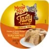 Meow Mix Tasty Layers Chicken & Turkey Recipe Stuffed With Real Chicken Swirled Paté Cat Food, 2.75-oz Can, Case Of 12 1 Meow Mix Tasty Layers Chicken & Turkey Recipe Stuffed With Real Chicken Swirled Paté Cat Food, 2.75-oz Can, Case Of 12 -Furry Friends 292098 MAIN. AC SS1800 V1670620868