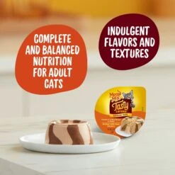 Meow Mix Tasty Layers Chicken & Turkey Recipe Stuffed With Real Chicken Swirled Paté Cat Food, 2.75-oz Can, Case Of 12 -Furry Friends 292098 PT4. AC SS1800 V1670621660