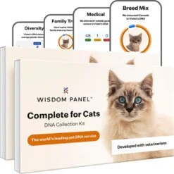 Wisdom Panel Complete Cat DNA Test -Furry Friends 292483 PT1. AC SS1800 V1679065357