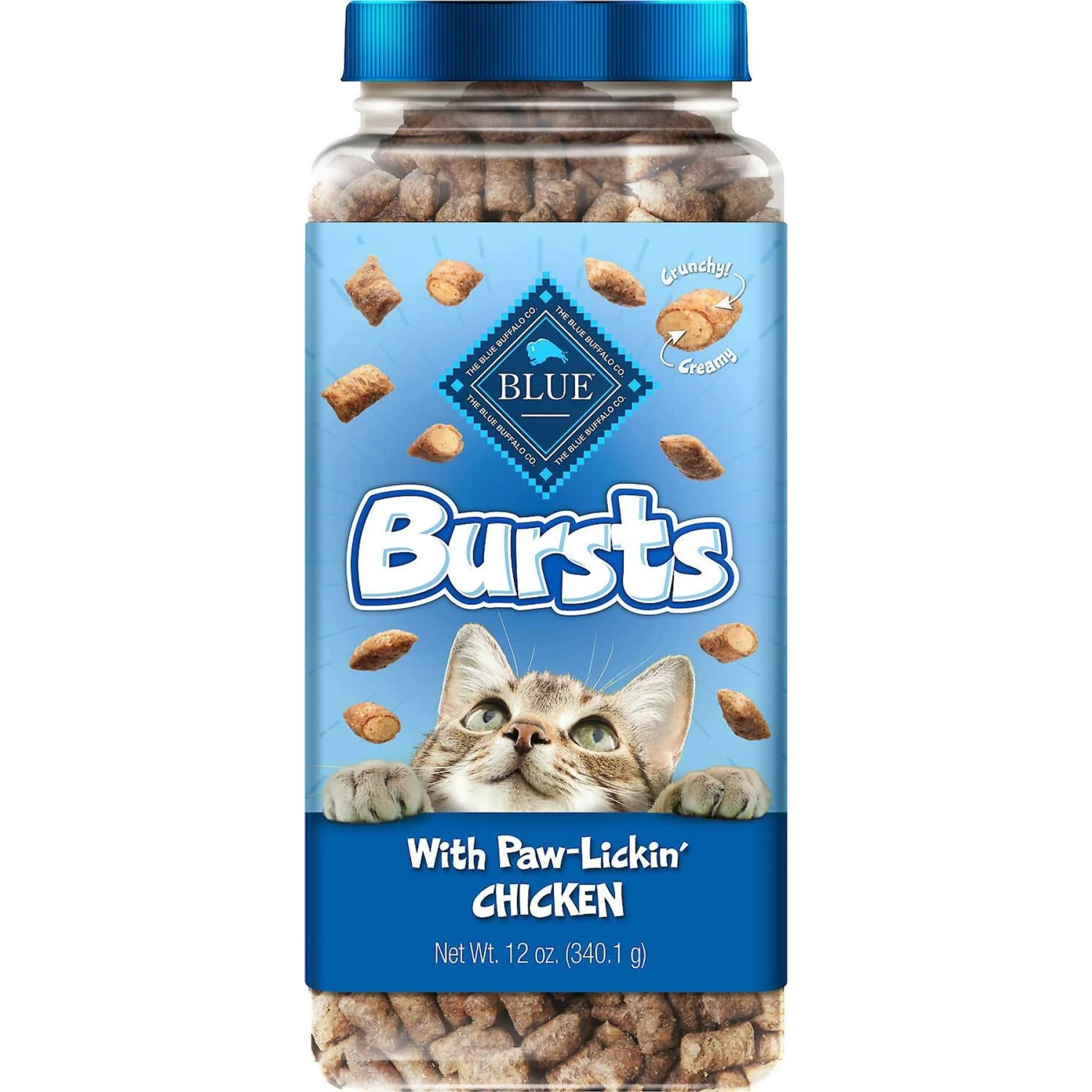 Blue Buffalo Wilderness Chicken Recipe Grain-Free Dry Cat Food & Blue Buffalo Bursts With Paw-Licken Chicken Cat Treats 7 Blue Buffalo Wilderness Chicken Recipe Grain-Free Dry Cat Food & Blue Buffalo Bursts With Paw-Licken Chicken Cat Treats - Image 5