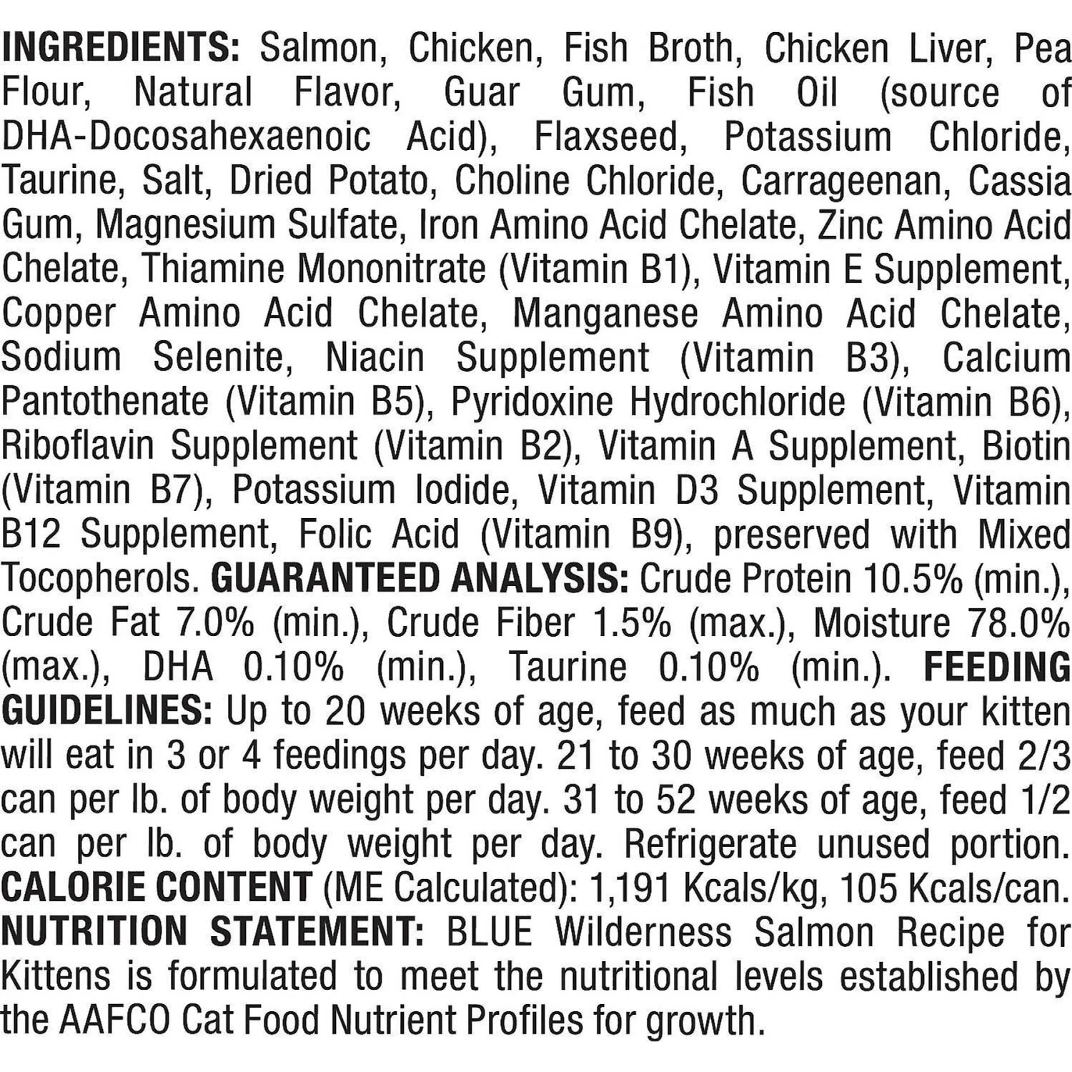 Blue Buffalo Wilderness Kitten Salmon Grain-Free Canned Cat Food & Blue Buffalo Wilderness High Protein Natural Grain-Free Chicken Kitten Dry Cat Food 5 Blue Buffalo Wilderness Kitten Salmon Grain-Free Canned Cat Food & Blue Buffalo Wilderness High Protein Natural Grain-Free Chicken Kitten Dry Cat Food - Image 3