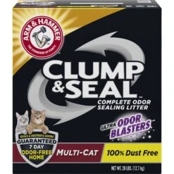 Frisco Plush, Teaser, Ball & Tri-Tunnel Variety Pack Cat Toy With Catnip, 20 Count & Arm & Hammer Litter Clump & Seal Multi-Cat Scented Clumping Clay Cat Litter -Furry Friends 293064 PT3. AC SS1800 V1620013628