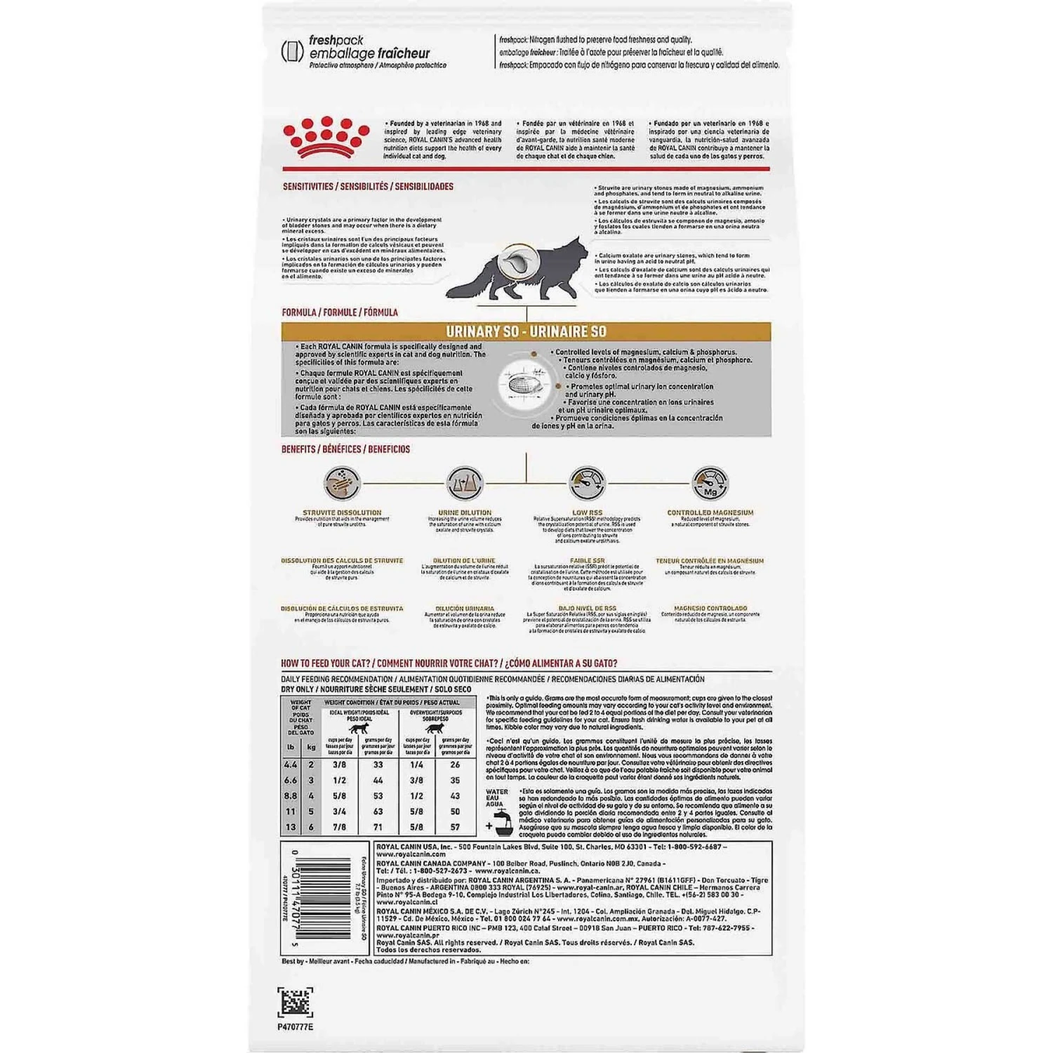 Royal Canin Veterinary Diet Adult Urinary SO Dry Cat Food & Royal Canin Veterinary Diet Adult Urinary SO Morsels In Gravy Canned Cat Food 5 Royal Canin Veterinary Diet Adult Urinary SO Dry Cat Food & Royal Canin Veterinary Diet Adult Urinary SO Morsels In Gravy Canned Cat Food - Image 3