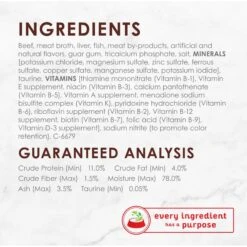 Tiny Tiger Pate Beef Recipe Grain-Free Canned Cat Food & Fancy Feast Classic Tender Beef Feast Canned Cat Food -Furry Friends 293936 PT6. AC SS1800 V1675264662