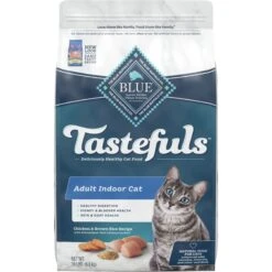 Blue Buffalo Tastefuls Chicken Indoor Natural Adult Dry Cat Food & Blue Buffalo Bursts With Savory Seafood Cat Treats 16 Blue Buffalo Tastefuls Chicken Indoor Natural Adult Dry Cat Food & Blue Buffalo Bursts With Savory Seafood Cat Treats -Furry Friends 294254 PT5. AC SS1800 V1663712700