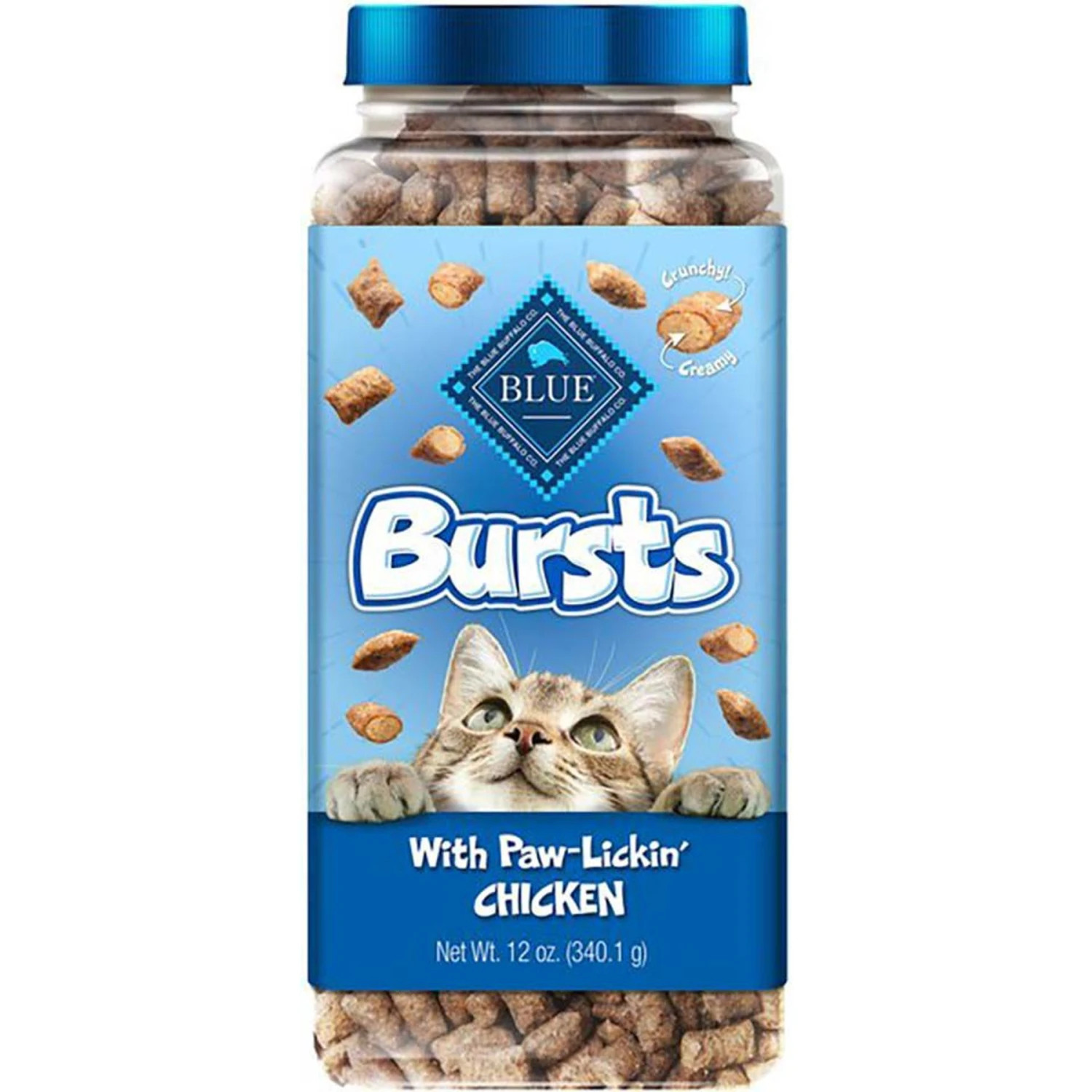 Blue Buffalo Tastefuls Chicken Indoor Natural Adult Dry Cat Food & Blue Buffalo Bursts With Paw-Licken Chicken Cat Treats 4 Blue Buffalo Tastefuls Chicken Indoor Natural Adult Dry Cat Food & Blue Buffalo Bursts With Paw-Licken Chicken Cat Treats - Image 2
