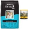 American Journey Salmon Recipe Grain-Free Dry Cat Food & American Journey 100% Chicken Freeze-Dried Grain-Free Cat Treats -Furry Friends 297814 MAIN. AC SS1800 V1694612917