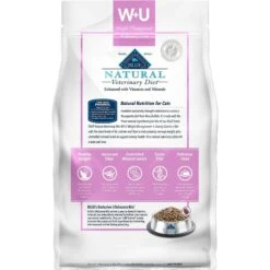 Blue Buffalo Natural Veterinary Diet W+U Weight Management + Urinary Care Grain-Free Wet Cat Food & Blue Buffalo Natural Veterinary Diet W+U Weight Management + Urinary Care Grain-Free Dry Cat Food -Furry Friends 297844 PT4. AC SS1800 V1621291358