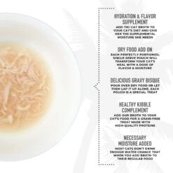 Greenies Feline Oven Roasted Chicken Flavor Adult Dental Cat Treats & Tiki Cat Broths Variety Pack Grain-free Wet Cat Food Topper, 1.3-oz Pouch, Case Of 12 -Furry Friends 298064 PT4. AC SS1800 V1703016387