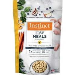 Instinct Original Grain-Free Pate Recipe Variety Pack Wet Canned Cat Food & Instinct Freeze-Dried Raw Meals Grain-Free Cage-Free Chicken Recipe Cat Food -Furry Friends 298144 PT5. AC SS1800 V1681218868