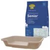 KittyGoHere Senior Cat Litter Box & Dr. Elsey's Senior Crystal Cat Litter -Furry Friends 298180 MAIN. AC SS1800 V1700888096