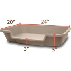 KittyGoHere Senior Cat Litter Box & Dr. Elsey's Senior Crystal Cat Litter -Furry Friends 298180 PT2. AC SS1800 V1700888096