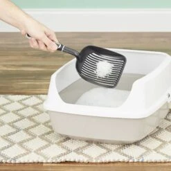 KittyGoHere Senior Cat Litter Box & Dr. Elsey's Senior Crystal Cat Litter -Furry Friends 298180 PT5. AC SS1800 V1623197241