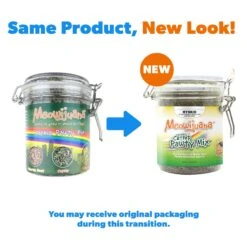 Meowijuana Catnip Pawty Mix, 60-g Jar & Meowijuana Refillable Get Buzzed Catnip Bee Cat Toy -Furry Friends 298212 PT2. AC SS1800 V1621294355