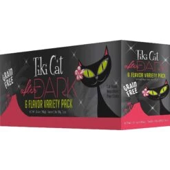 PureBites Chicken Breast Freeze-Dried Raw Cat Treats & Tiki Cat After Dark Variety Pack Canned Cat Food 12 PureBites Chicken Breast Freeze-Dried Raw Cat Treats & Tiki Cat After Dark Variety Pack Canned Cat Food -Furry Friends 298418 PT4. AC SS1800 V1623193671