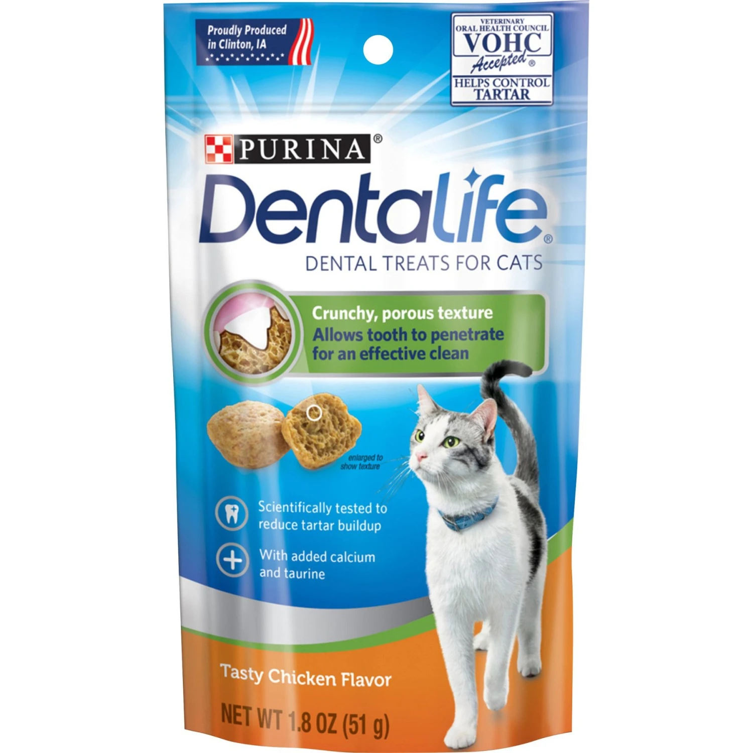 Purina Pro Plan Chicken & Rice Formula With Probiotics High Protein Cat Food & DentaLife Tasty Chicken Flavor Dental Cat Treats 7 Purina Pro Plan Chicken & Rice Formula With Probiotics High Protein Cat Food & DentaLife Tasty Chicken Flavor Dental Cat Treats - Image 5