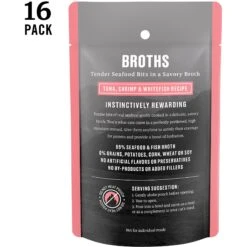 Tiki Cat Luau Velvet Mousse Variety Pack Grain-Free Wet Cat Food, 2.8-oz Pouch, Case Of 12 & American Journey Landmark Broths Tuna, Shrimp & Whitefish Recipe Wet Cat Food Complement Pouches, 1.4 Oz Case Of 16 -Furry Friends 298552 PT6. AC SS1800 V1701115718