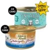 Tiny Tiger Chunks In Gravy Seafood Recipe Grain-Free Canned Cat Food & Fancy Feast Gravy Lovers Ocean Whitefish & Tuna Feast In Sauteed Seafood Flavor Gravy Canned Cat Food -Furry Friends 298578 MAIN. AC SS1800 V1692204042