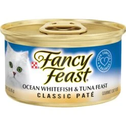 Tiny Tiger Pate Whitefish & Tuna Recipe Grain-Free Canned Cat Food & Fancy Feast Classic Ocean Whitefish & Tuna Feast Wet Cat Food -Furry Friends 298596 PT5. AC SS1800 V1675265578