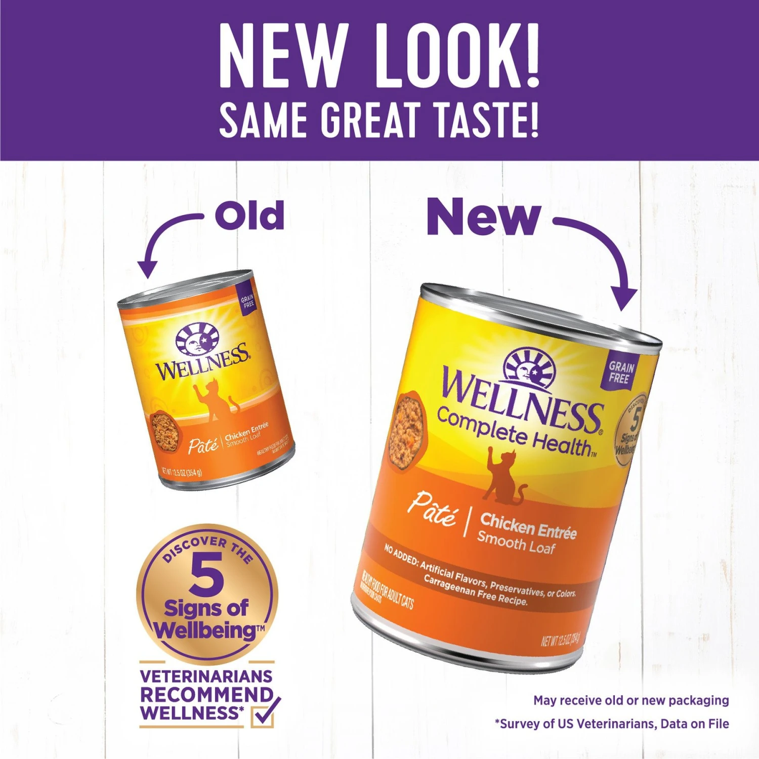 Wellness Complete Health Pate Chicken Entree Grain-Free Natural Canned Cat Food & Wellness Complete Health Natural Grain-Free Salmon & Herring Dry Cat Food 9 Wellness Complete Health Pate Chicken Entree Grain-Free Natural Canned Cat Food & Wellness Complete Health Natural Grain-Free Salmon & Herring Dry Cat Food - Image 7