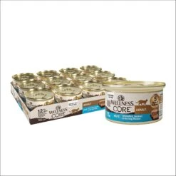 Wellness CORE Natural Grain-Free Turkey & Chicken Liver Pate Canned Kitten Food & Wellness CORE Grain-Free Salmon, Whitefish & Herring Pate Canned Kitten & Cat Food -Furry Friends 298714 PT5. AC SS1800 V1621991279