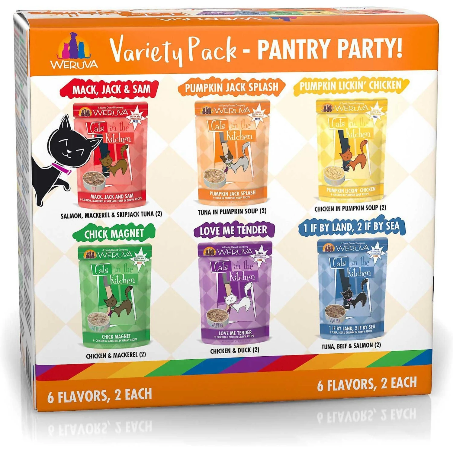 Weruva Cats In The Kitchen Cuties Variety Pack Grain-Free Canned Cat Food & American Journey Landmark Seafood & Chicken In Broth Variety Pack Grain-Free Canned Cat Food, 3-oz, Case Of 12 5 Weruva Cats In The Kitchen Cuties Variety Pack Grain-Free Canned Cat Food & American Journey Landmark Seafood & Chicken In Broth Variety Pack Grain-Free Canned Cat Food, 3-oz, Case Of 12 - Image 3