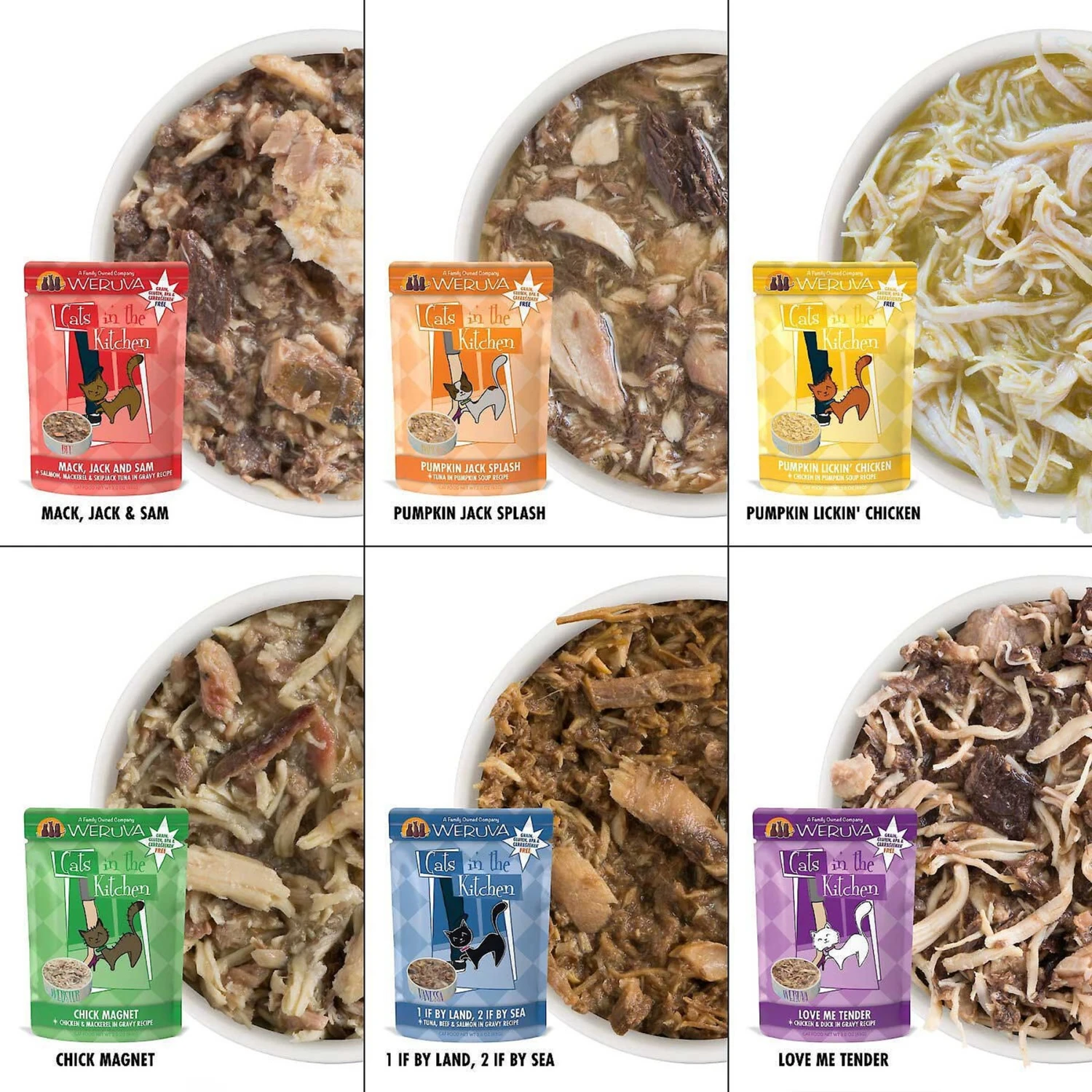 Weruva Cats In The Kitchen Cuties Variety Pack Grain-Free Canned Cat Food & American Journey Landmark Seafood & Chicken In Broth Variety Pack Grain-Free Canned Cat Food, 3-oz, Case Of 12 6 Weruva Cats In The Kitchen Cuties Variety Pack Grain-Free Canned Cat Food & American Journey Landmark Seafood & Chicken In Broth Variety Pack Grain-Free Canned Cat Food, 3-oz, Case Of 12 - Image 4