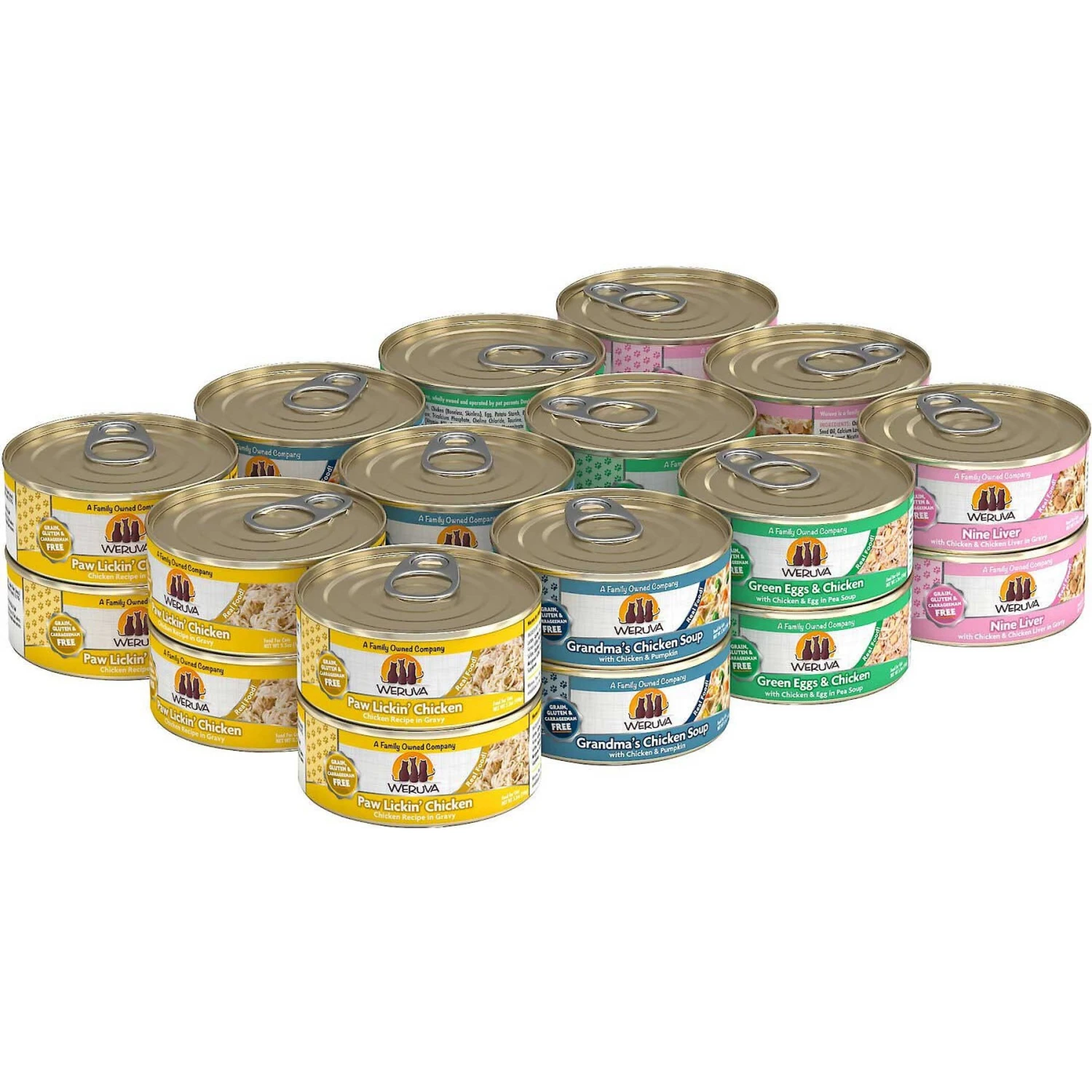 Weruva Paw Lickin' Pals Variety Pack Grain-Free Canned Cat Food & Weruva TruLuxe TruSurf Variety Pack Grain-Free Canned Cat Food 4 Weruva Paw Lickin' Pals Variety Pack Grain-Free Canned Cat Food & Weruva TruLuxe TruSurf Variety Pack Grain-Free Canned Cat Food - Image 2