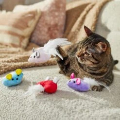 Frisco Valentine Heart Mice Plush Cat Toy With Catnip 8 Frisco Valentine Heart Mice Plush Cat Toy With Catnip -Furry Friends 298954 PT3. AC SS1800 V1701364814