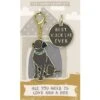 Primitives By Kathy Lab Black Charm, 2 Count -Furry Friends 300940 MAIN. AC SS1800 V1622585262