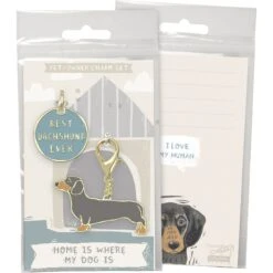 Primitives By Kathy Dachshund Charm, 2 Count -Furry Friends 300944 PT2. AC SS1800 V1622588277