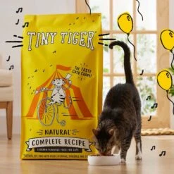 Tiny Tiger, Natural Complete Recipe, Chicken Flavor Dry Cat Food -Furry Friends 301417 PT6. AC SS1800 V1648747914