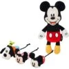 Disney Mickey & Friends Plush Mice Cat Toy With Catnip, 3 Count & Disney Mickey Mouse Plush Kicker Cat Toy With Catnip -Furry Friends 302344 MAIN. AC SS1800 V1623070960