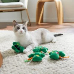 Frisco St. Patrick's Shamrock Plush Cat Toy With Catnip -Furry Friends 303102 PT3. AC SS1800 V1641230285
