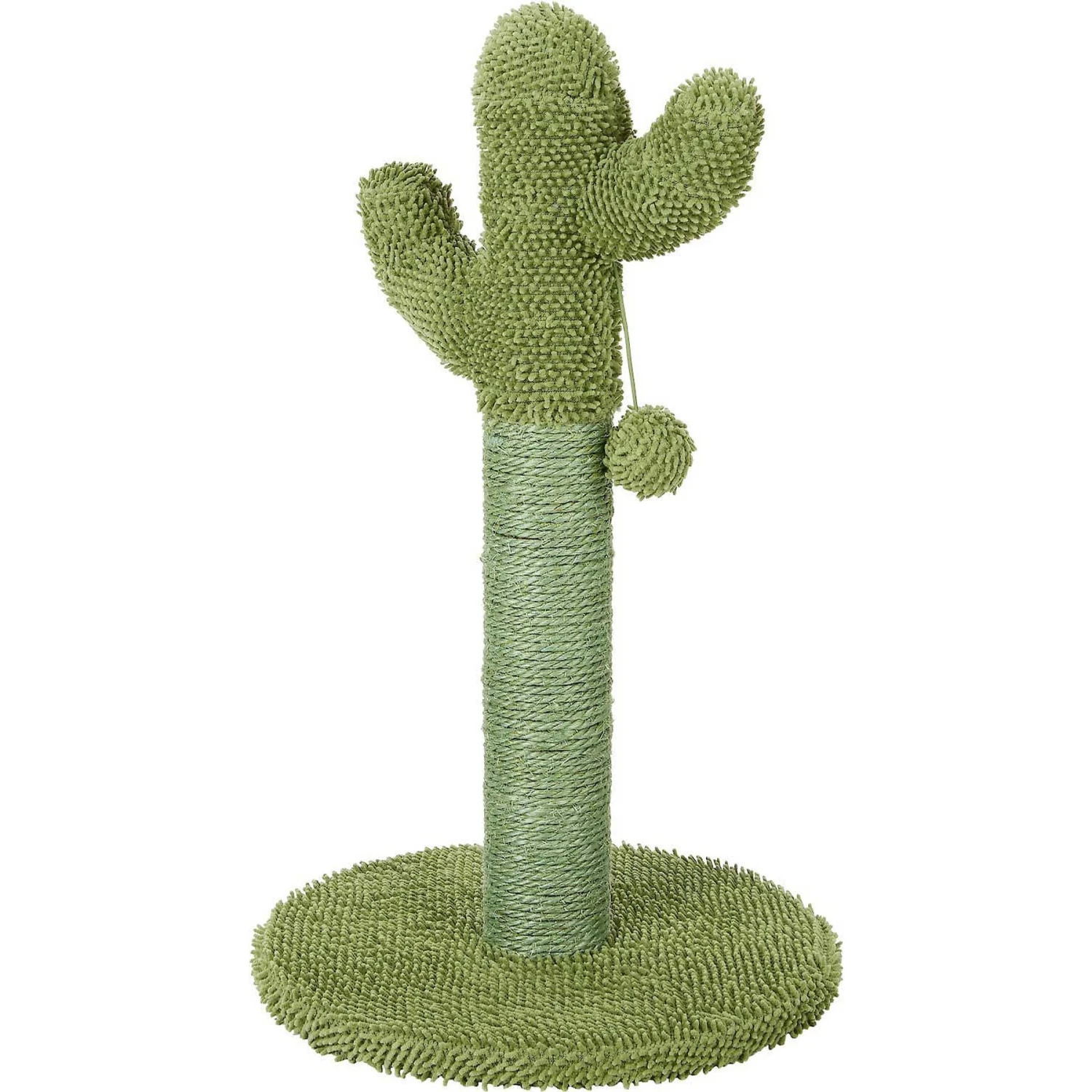 Frisco Cactus Cat Scratching Post & Frisco Dangly Avocado Buddy Plush Cat Toy With Catnip 4 Frisco Cactus Cat Scratching Post & Frisco Dangly Avocado Buddy Plush Cat Toy With Catnip - Image 2